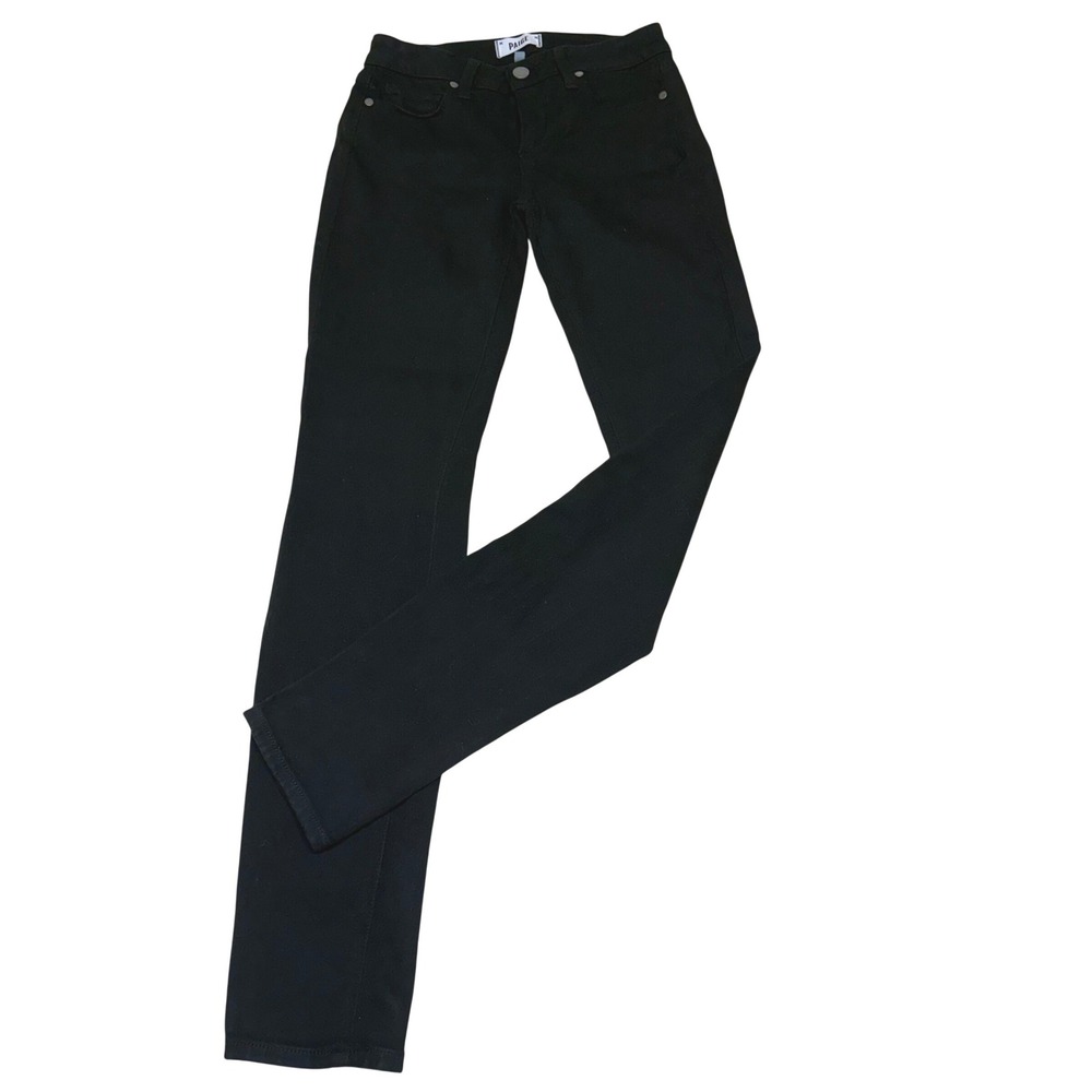Paige Verdugo Ultra Skinny Jeans Womens 27 Black Overdye Stretch‎